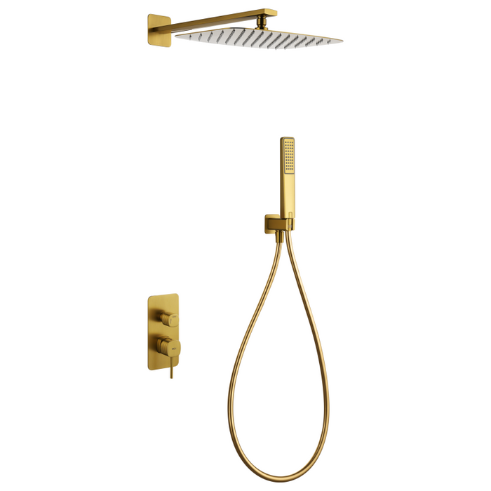 IMEX GPF065/OC FIRENZE-SASSARI Monomando Conjunto Empotrado Oro Cepillado