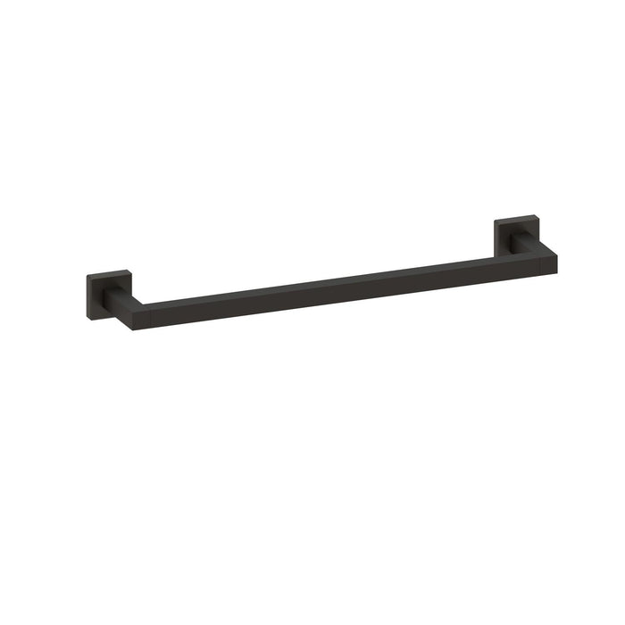 BELTRAN 20182 LUKA Small Matte Black Towel Bar Screw Mount