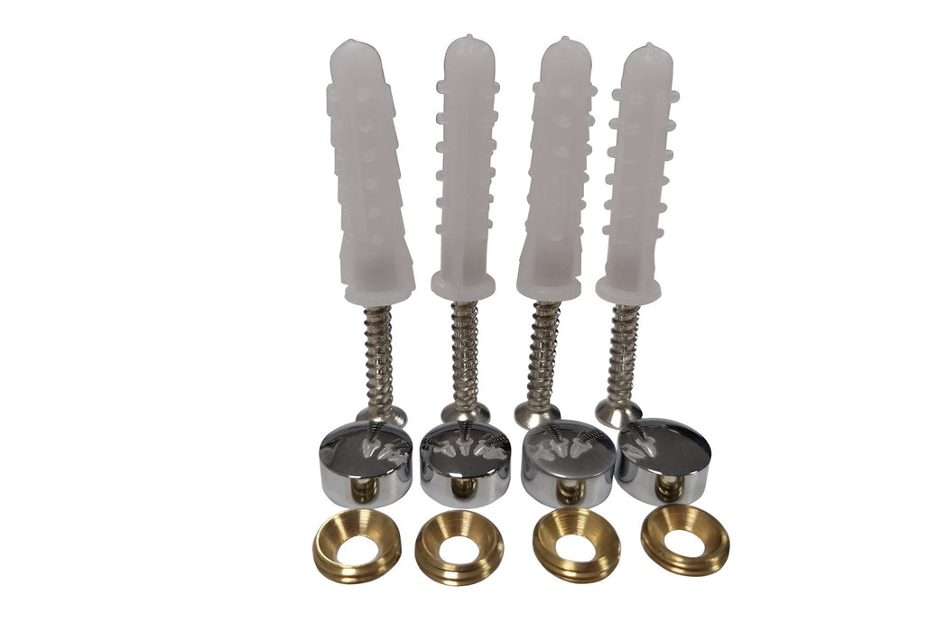 ARCOBAÑ 16JTCI  Juego 4 Tornillos Cestas Inox