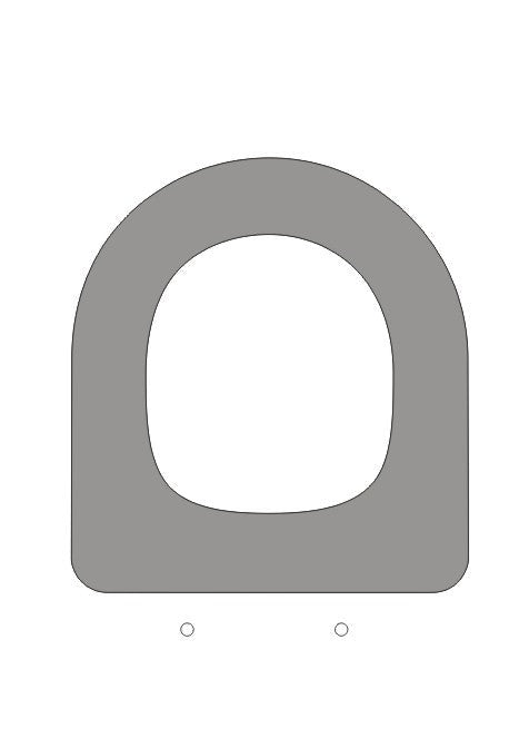 ETOOS 02014103 MERIDIAN Antiguo Tapa WC Roca Madera Nogal Oscuro