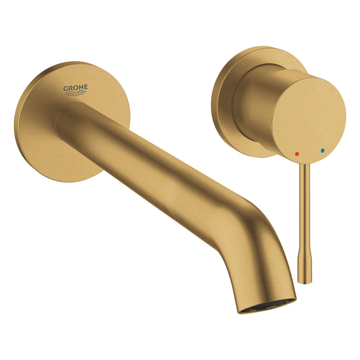 GROHE 29 193 GN1 ESSENCE Monomando de lavabo mural 1/2" tamaño L oro cepillado