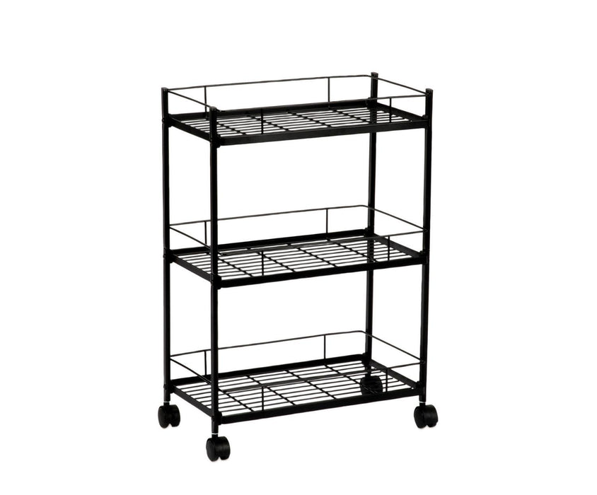 ANDREA HOUSE CC72095 Carro Verdulero Metal Negro