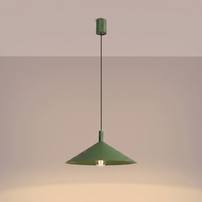 SOLLUX SL.2540 Lámpara colgante NOX 40 verde oliva