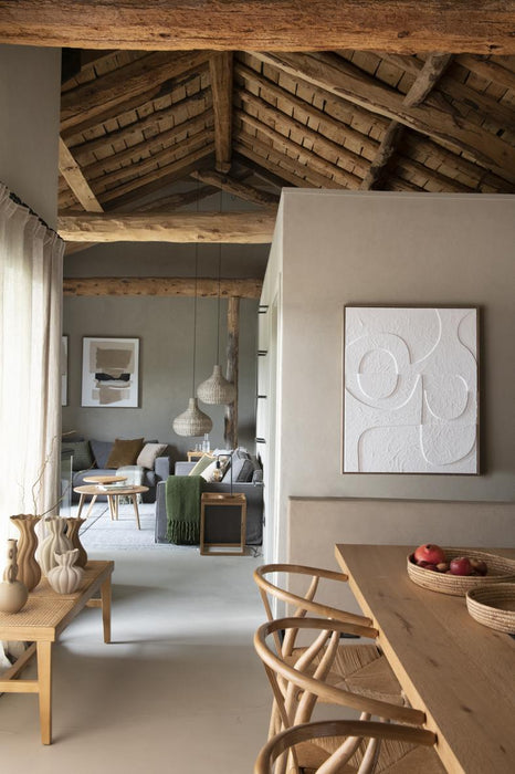 ANDREA HOUSE MU70002 SALMA Elm Wood and Paper Cord Chair