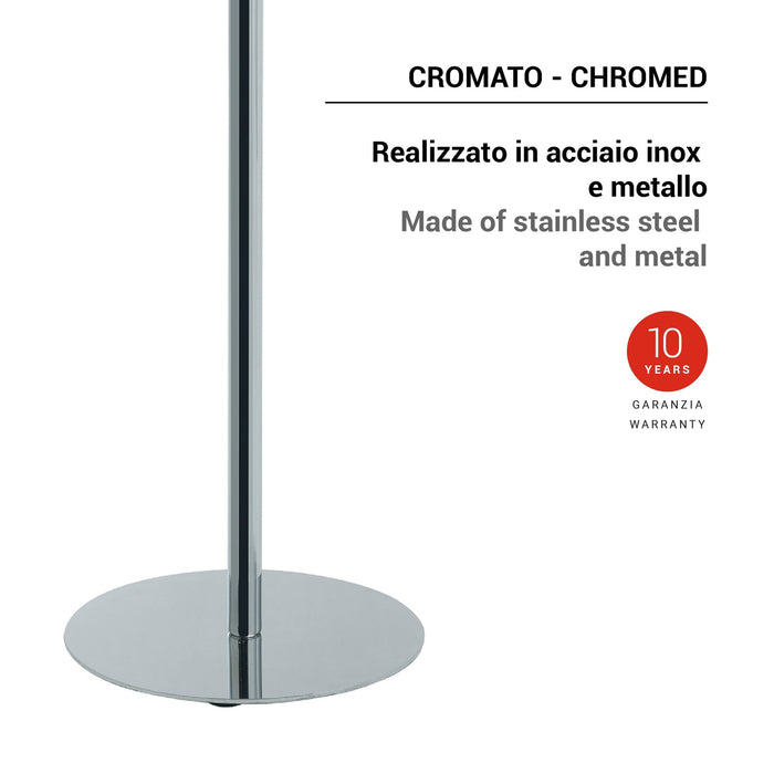 GEDY 14311300000 CIRCE Towel Rack and Free-Standing Column Chrome