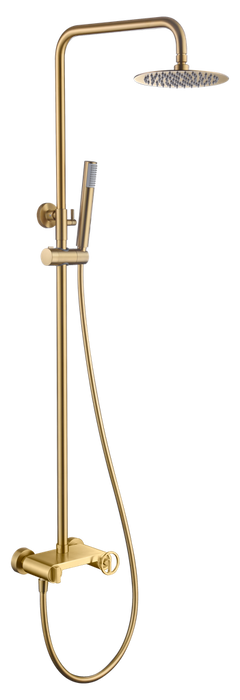 IMEX BDC033/OC OLIMPO Conjunto Ducha Monomando Oro Cepillado