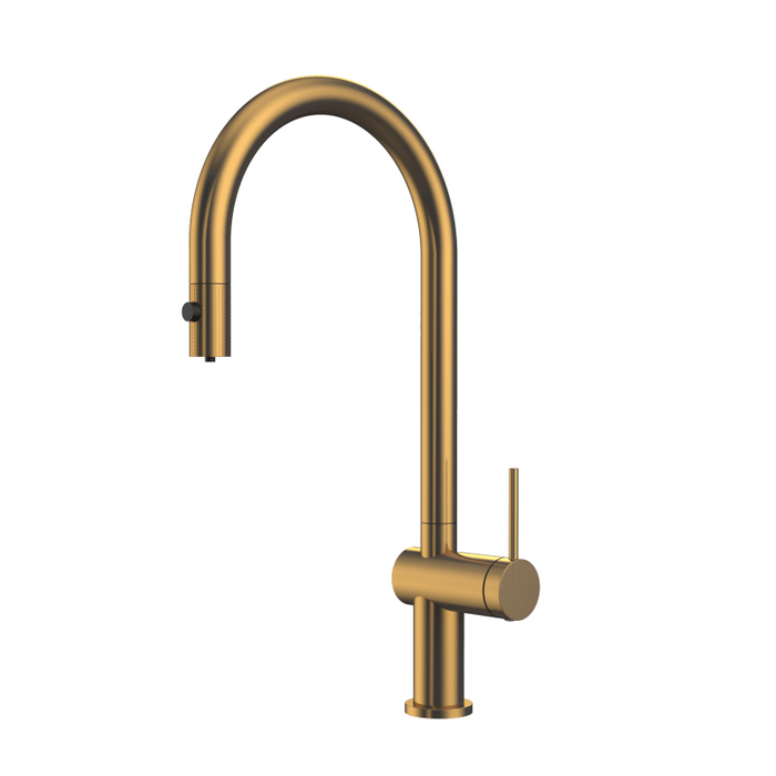 IMEX GOS006/OC LAZIO Grifo Cocina Extraible Con Osmosis Oro Cepillado