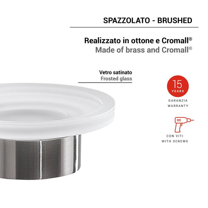 GEDY PI113800000 PIRENEI Brushed Soap Dish