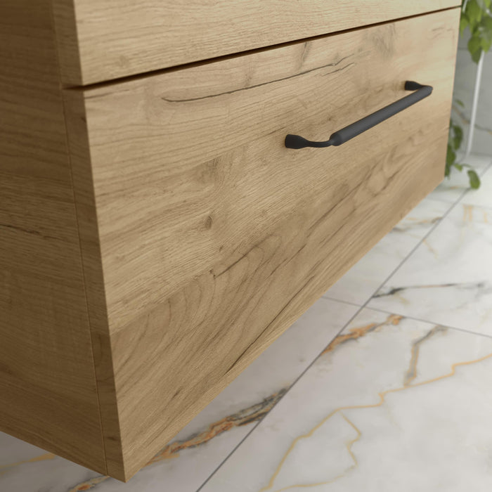 SALGAR 116105 MORAI PLUS Mueble de Baño 1 poza Porcelana 120cm Roble
