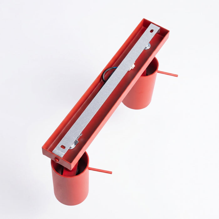 SOLLUX SL.2193 Plafón RING 4L rojo