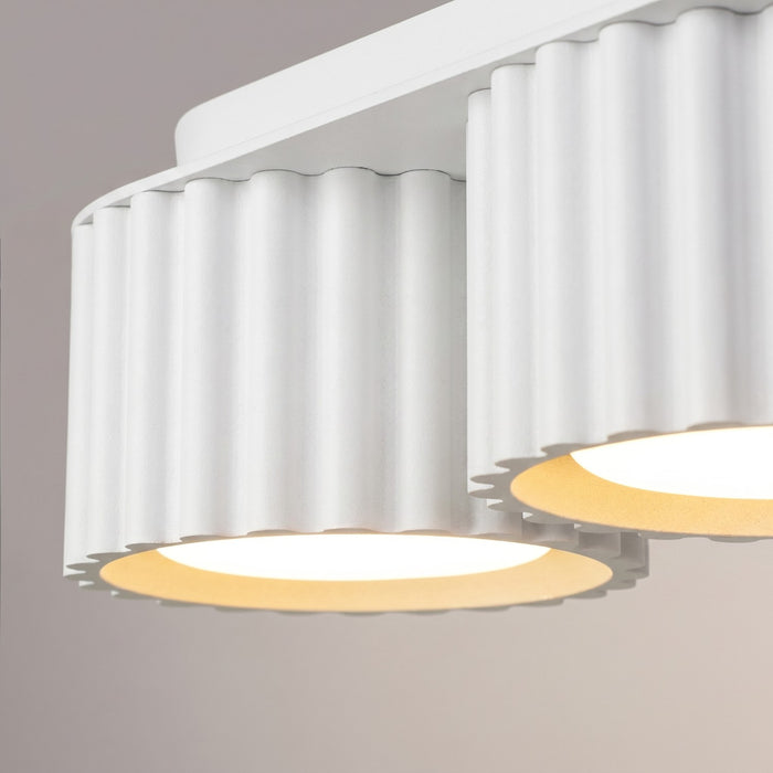 SOLLUX SL.2628 Plafón AURA 3 blanco Gx53