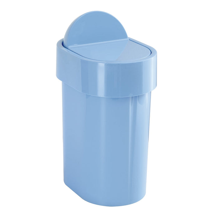 GEDY 80098600300 JUNIOR Trash Can With Lid 48 Light Blue