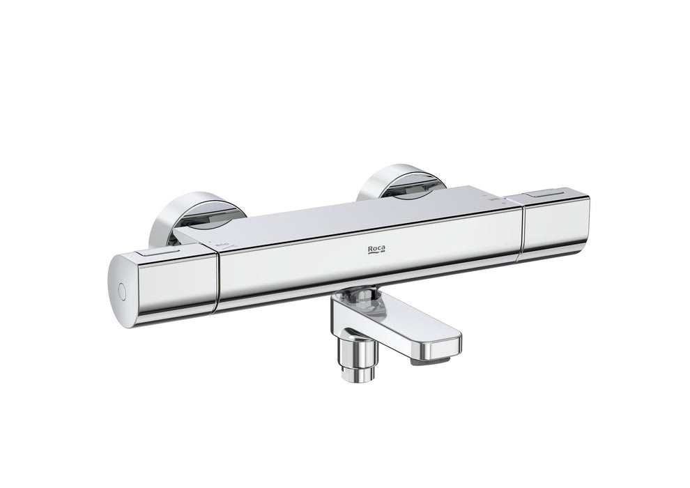 ROCA A5A1E2EC00 T-1000 Grifo Termostático Exterior para Baño-Ducha Cromo