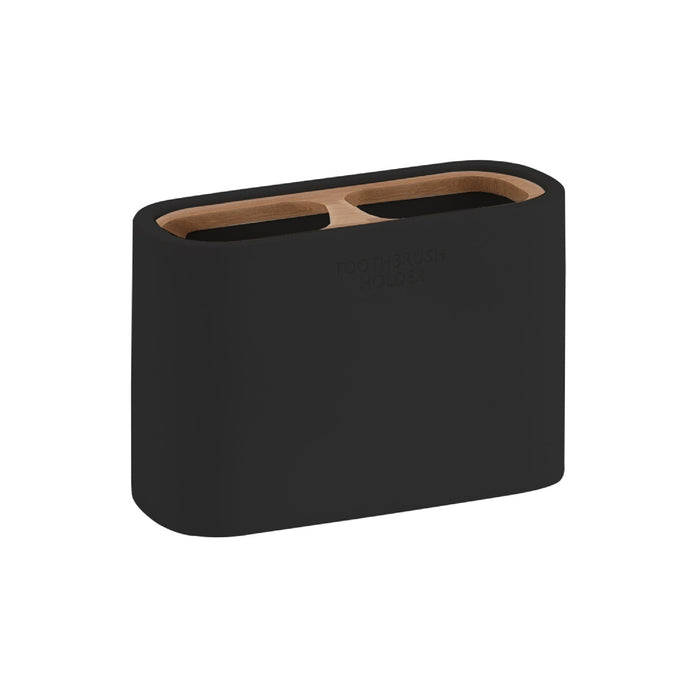 GEDY 13991400001 NINFEA Set 2 Piezas Negro Mate-Bambú