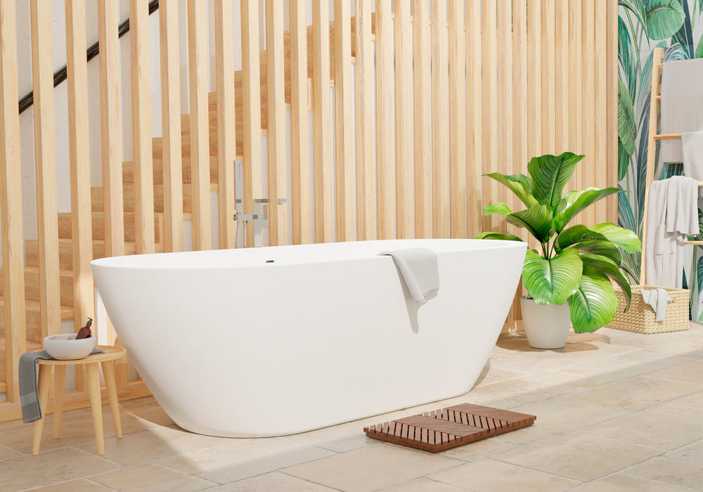 FOSSIL NATURA 06400 VOLTA Freestanding Bathtub Glossy White