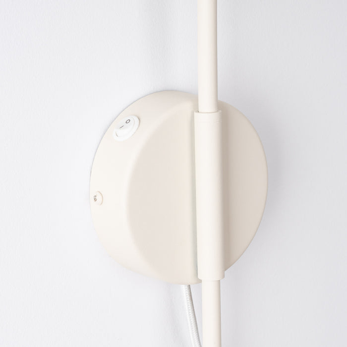 SOLLUX SL.2494 Aplique de pared NOX 1 beige con interruptor