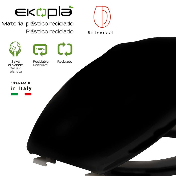 GEDY 40191400300 OSCAR Tapa WC Negro Mate