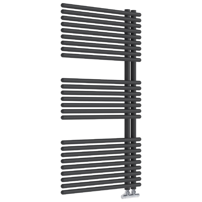 LAZZARINI 390413 GARDA Radiador 600x1132 mm Negro Mate