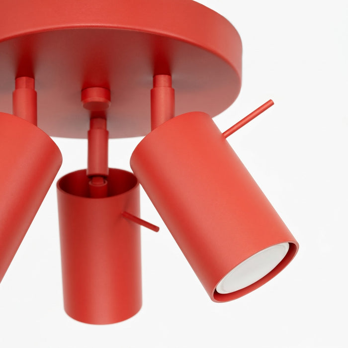 SOLLUX SL.2192 Plafón RING 3P rojo