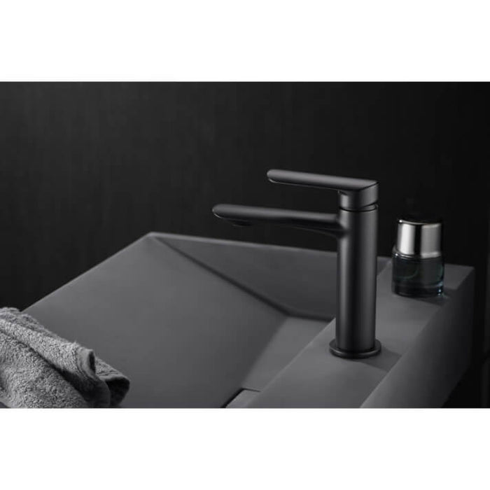 IMEX BDG040-1NG URAL Grifo de Lavabo Negro Mate
