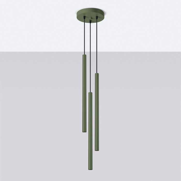 SOLLUX SL.1521 Lámpara colgante PASTELO 3P verde oliva verde oliva