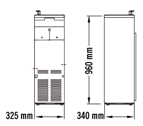 MEDICLINICS FA0015C Fuente de Agua Fría 20 l