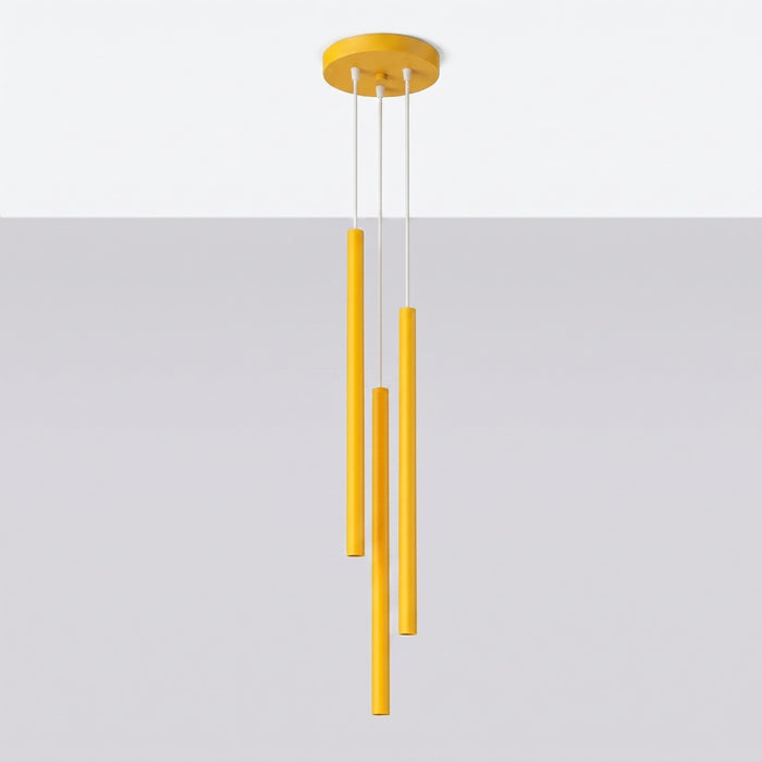 SOLLUX SL.2139 Lámpara colgante PASTELO 3P amarillo