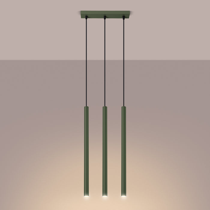 SOLLUX SL.1520 Lámpara colgante PASTELO 3 verde oliva verde oliva