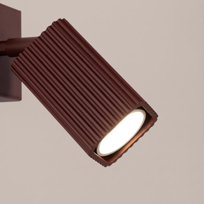 SOLLUX SL.3231 Lámpara De Pared Rayo Marrón Con Interruptor