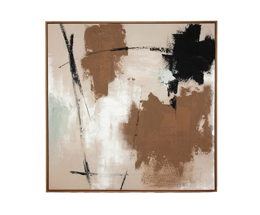 ANDREA HOUSE AX26017 Cuadro Abstracto Esauira 80X80Cm
