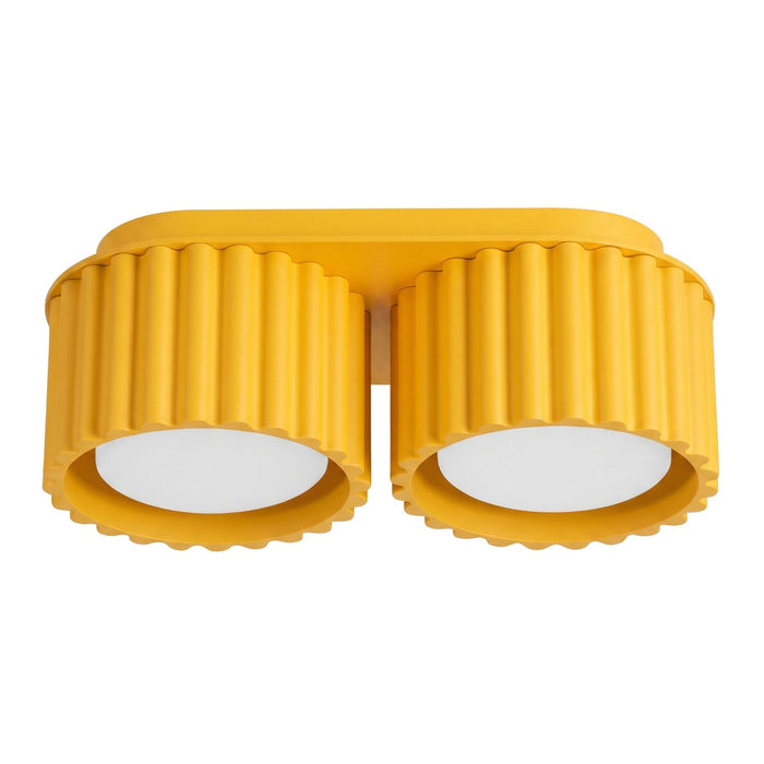 SOLLUX SL.2417 Plafón AURA 2 amarillo Gx53