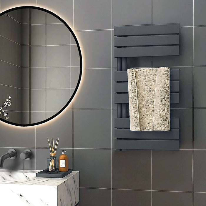 OXEN 308024 GREY Secatoallas Radiador Calefacción De 90x50 Grafito Acero