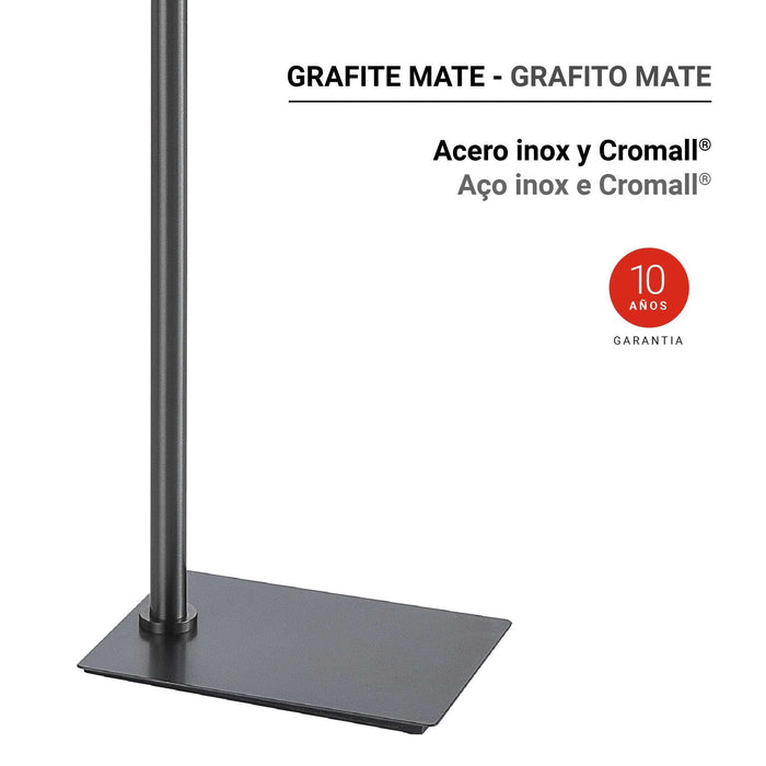 GEDY TR318100000 TRILLY Toallero y Columna de Pie Gun Metal