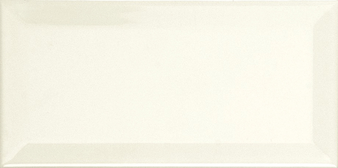 APE 4084120901 METRO Beveled Ivory Gloss 10X20 Red Paste