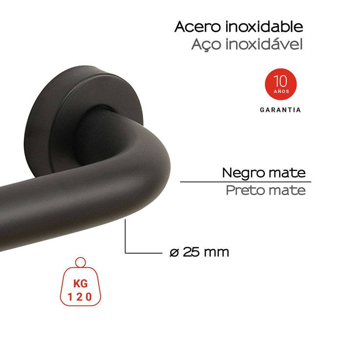 GEDY 11214514000 UP Asidero 45 cm negro mate