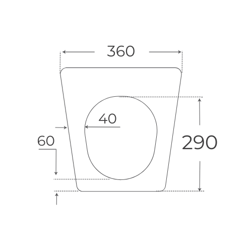 FOSSIL NATURA 02655 VENECIA White Bidet
