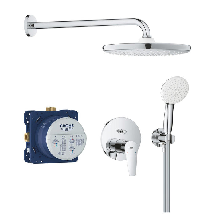 GROHE 25 290 000 TEMPESTA 250 BauEdge Built-in set with wall shower Chrome