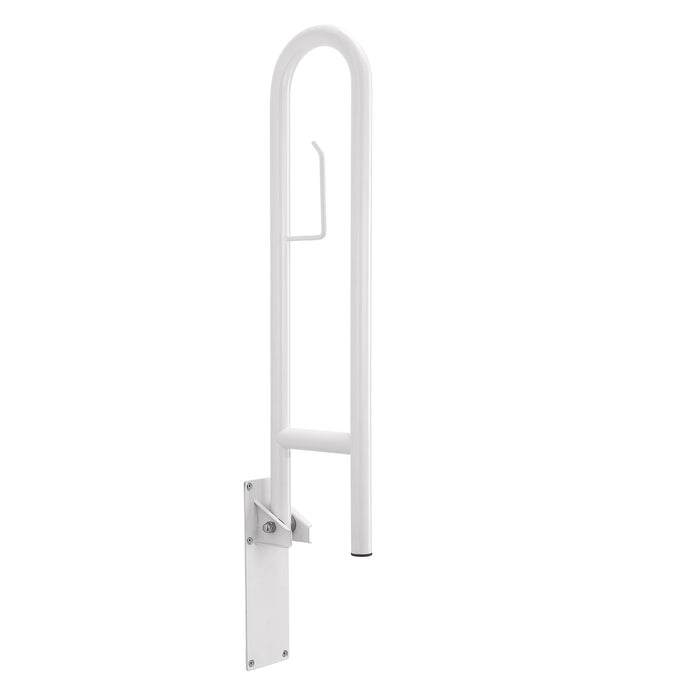 GEDY 56580200000 SNUG Soporte de apoyo abatible 80 cm con portarrollo blanco