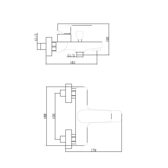 ARCOBAÑ LOBASET ACUARIO Grifo Monomando Para Bañera Cromo
