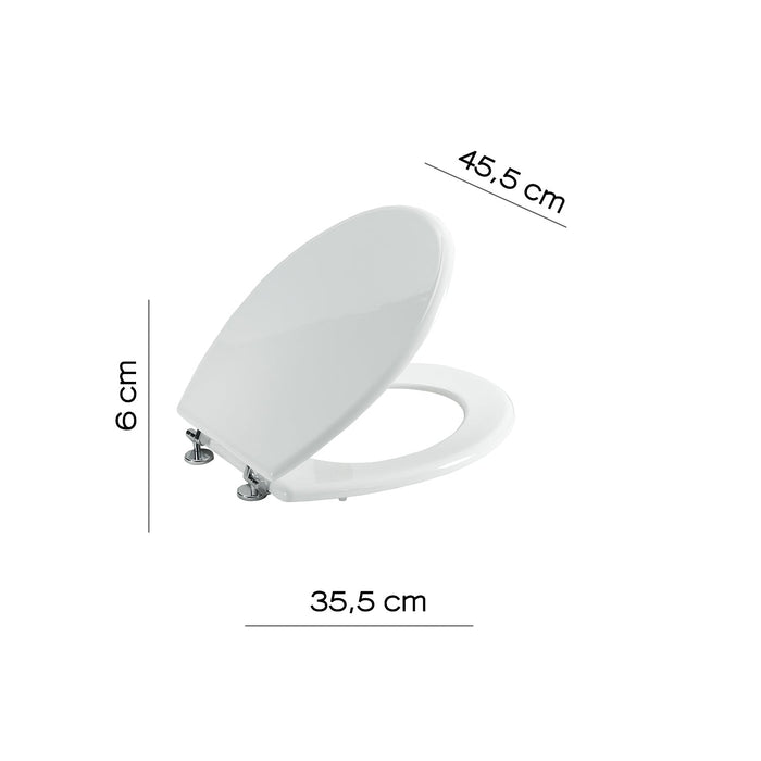 GEDY 40290200200 ACQUAMARINA Tapa WC Blanco