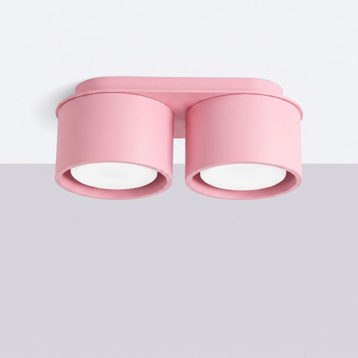 SOLLUX SL.2467 Plafón MODO 2 rosa Gx53