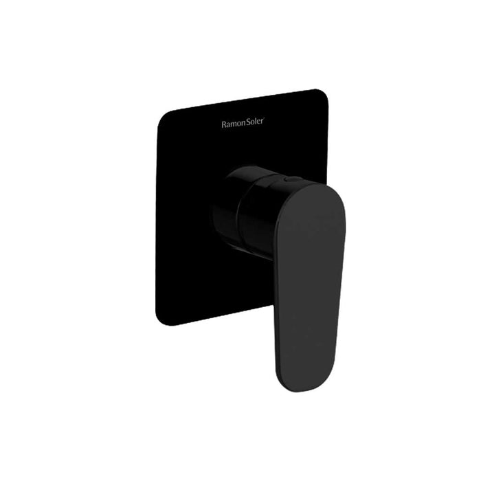 RAMONSOLER 361801SNM ALEXIA Grifo Ducha Empotrado 1 Vía Sin Equipo Negro Mate