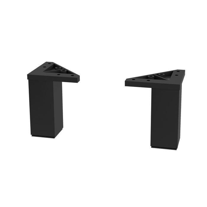 SALGAR 90820 Juego de 2 Patas Color Negro 15 cm