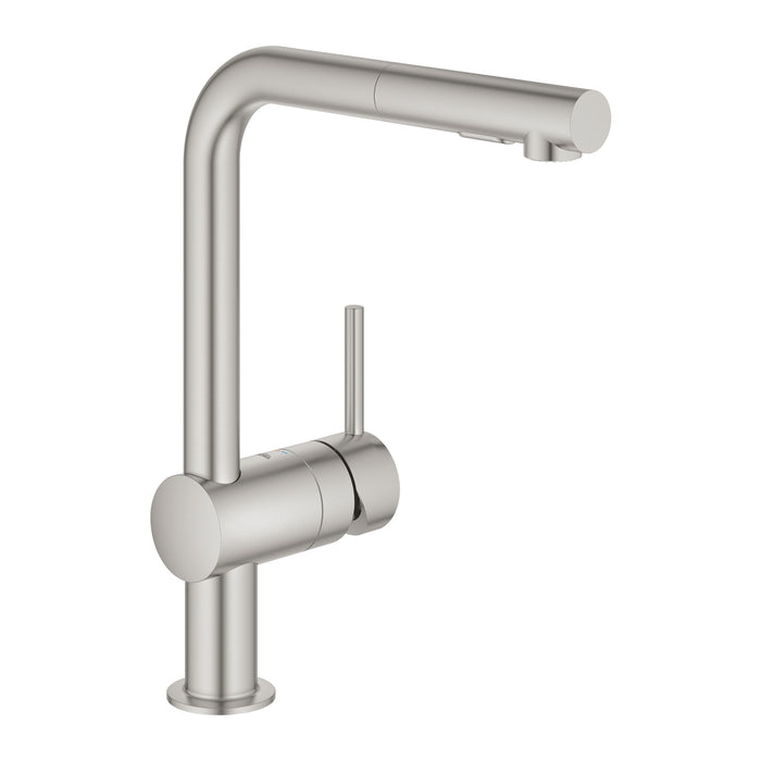 GROHE 30 274 DC0 Minta Monomando de fregadero 1/2" supersteel