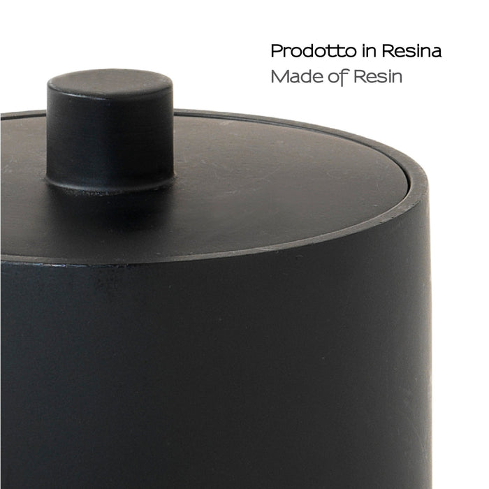 GEDY BR031400000 BRENDA Contenedor Negro Mate