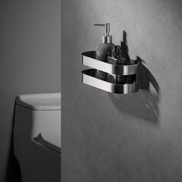 IMEX ADL012/NQ NIRMALA Jabonera Frontal Níquel Cepillado