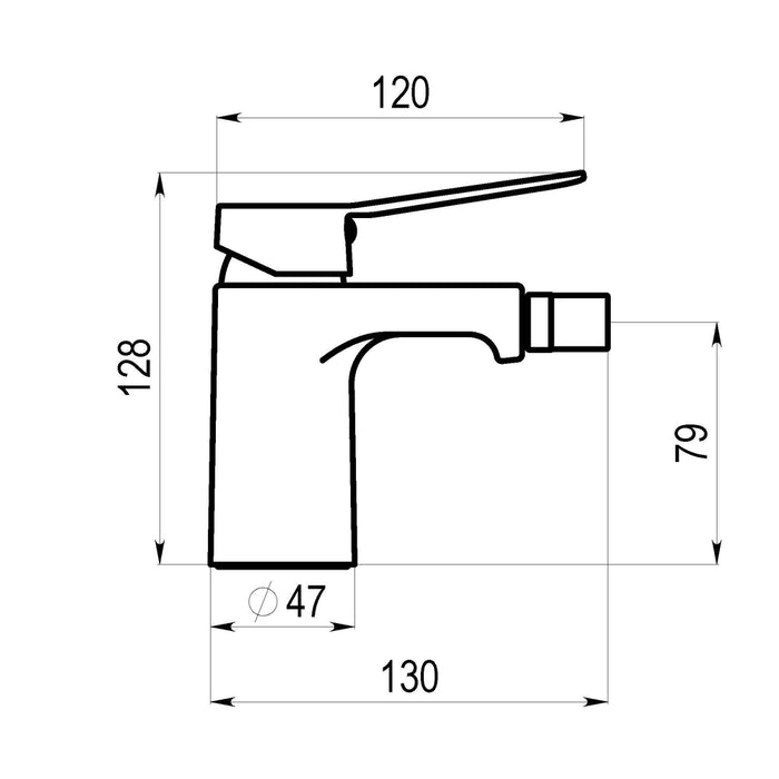 PRESTO 7207000 Dalma bidet Cromo