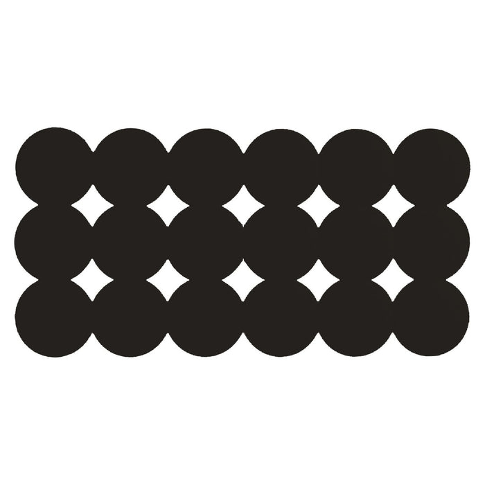 GEDY 9839791430 Antideslizante 79X40 cm Negro