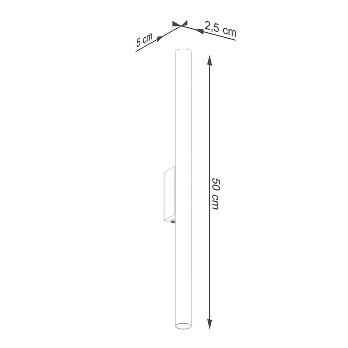 SOLLUX SL.2120 Aplique de pared PASTELO 2 topo