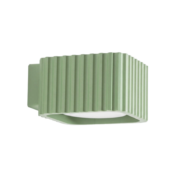 SOLLUX SL.3115 Lámpara De Pared Riff Verde Salvia Gx53